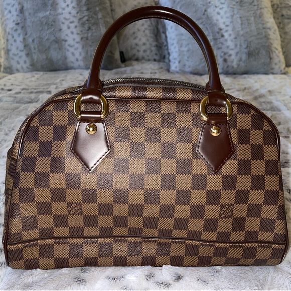 Authentic Louis Vuitton Duomo Damier Ebene Check Canvas Hobo Tote - Picture 2 of 10